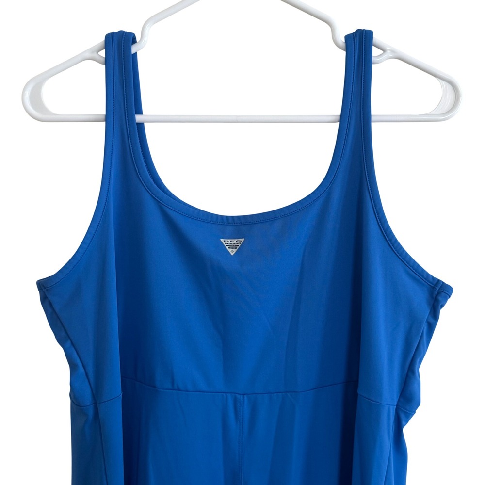 Columbia PFG Freezer III Dress Women's L Blue Omni-Freeze UPF 50 - Picture 6 of 7